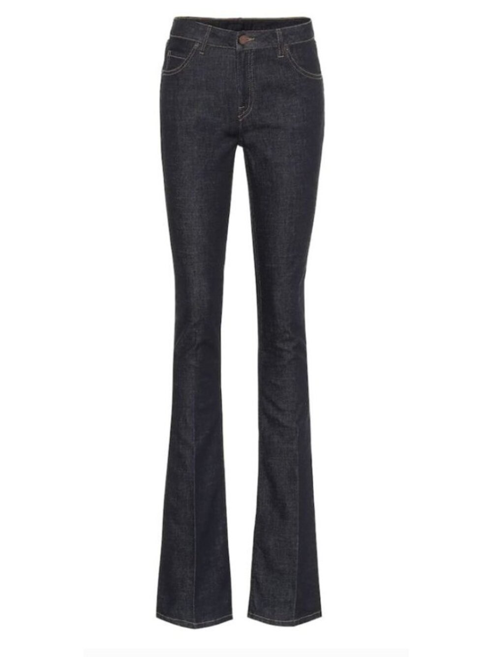 Victoria Beckham Premium Denim Black Label Flare Jeans Rich Blue High Rise 26